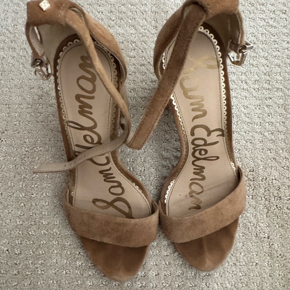 Sam Edelman Women's Brown Suede Heels - Picture 1 of 6